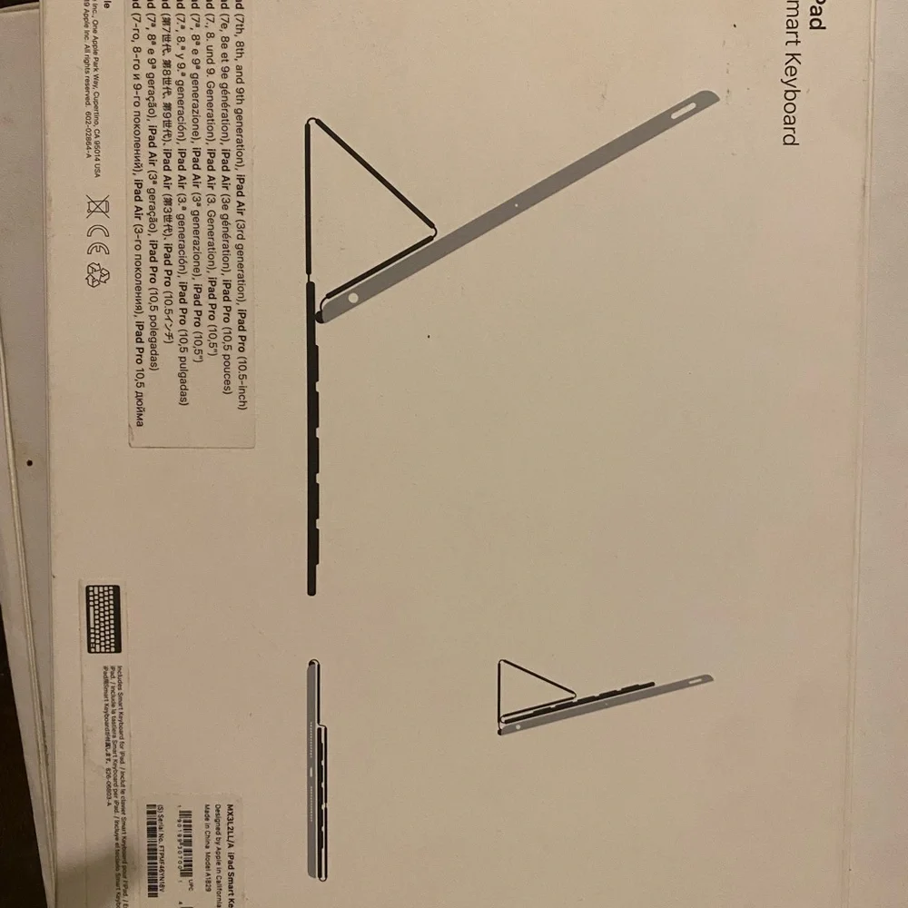 Apple iPad Smart Keyboard - Dark Gray
